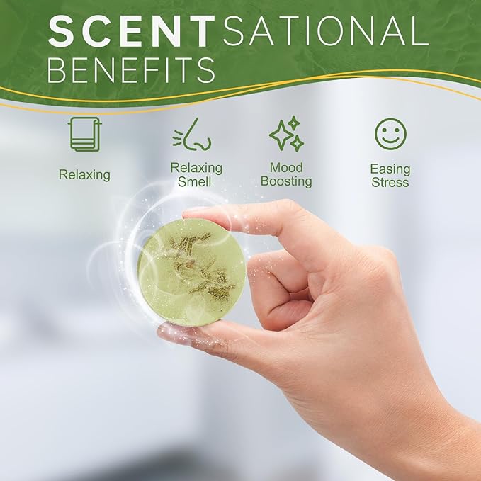 Shower Steamers Aromatherapy Birthday Gifts for Women Travel Essentials, 8 Pcs Lemon Mint, Bath Bombs Shower Bombs with Natural Essential Oils, Relaxation Home SPA