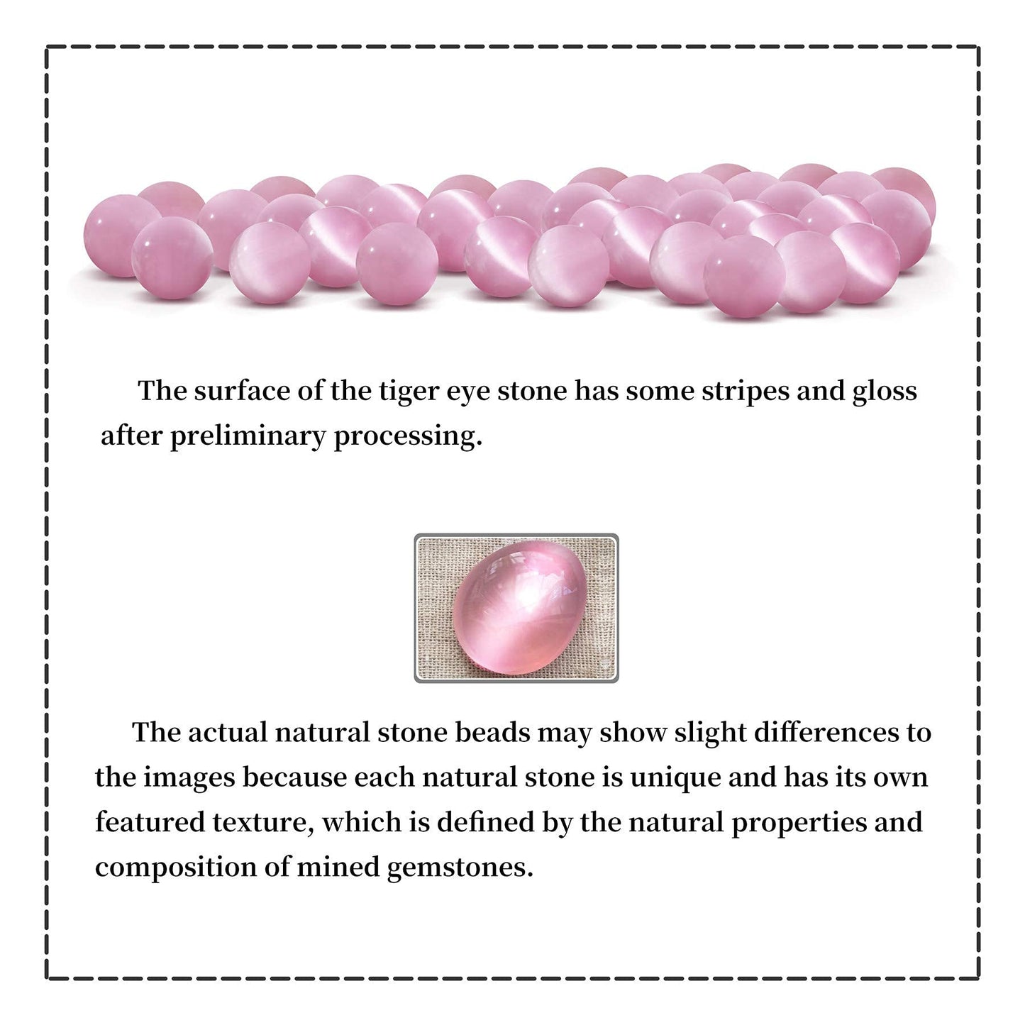 ZenBless Feng Shui Bracelet Cat Eye Bead Bracelet with Gold Plated Pi Xiu/Pi Yao Attract Wealth and Good Luck Amulet Gift(Pink L)