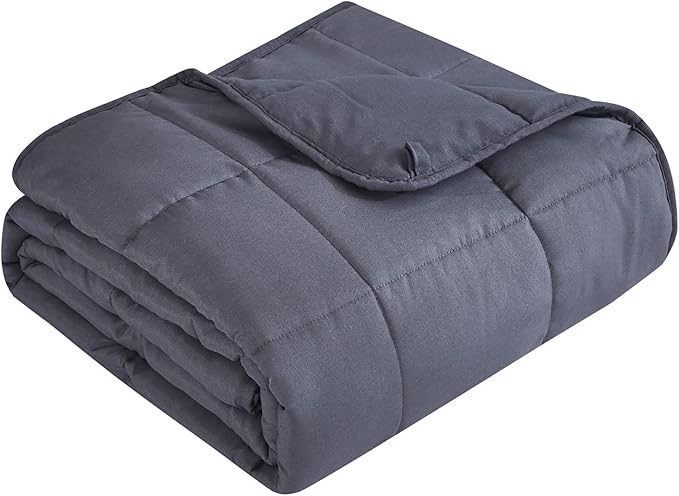 Topcee Weighted Blanket (25lbs 80"x87" King Size) Soft Cooling Heavy Blanket Sleeping, Apply to 240-260 lbs Body, Thick Breathable Blanket with Glass Bead, Easy Care