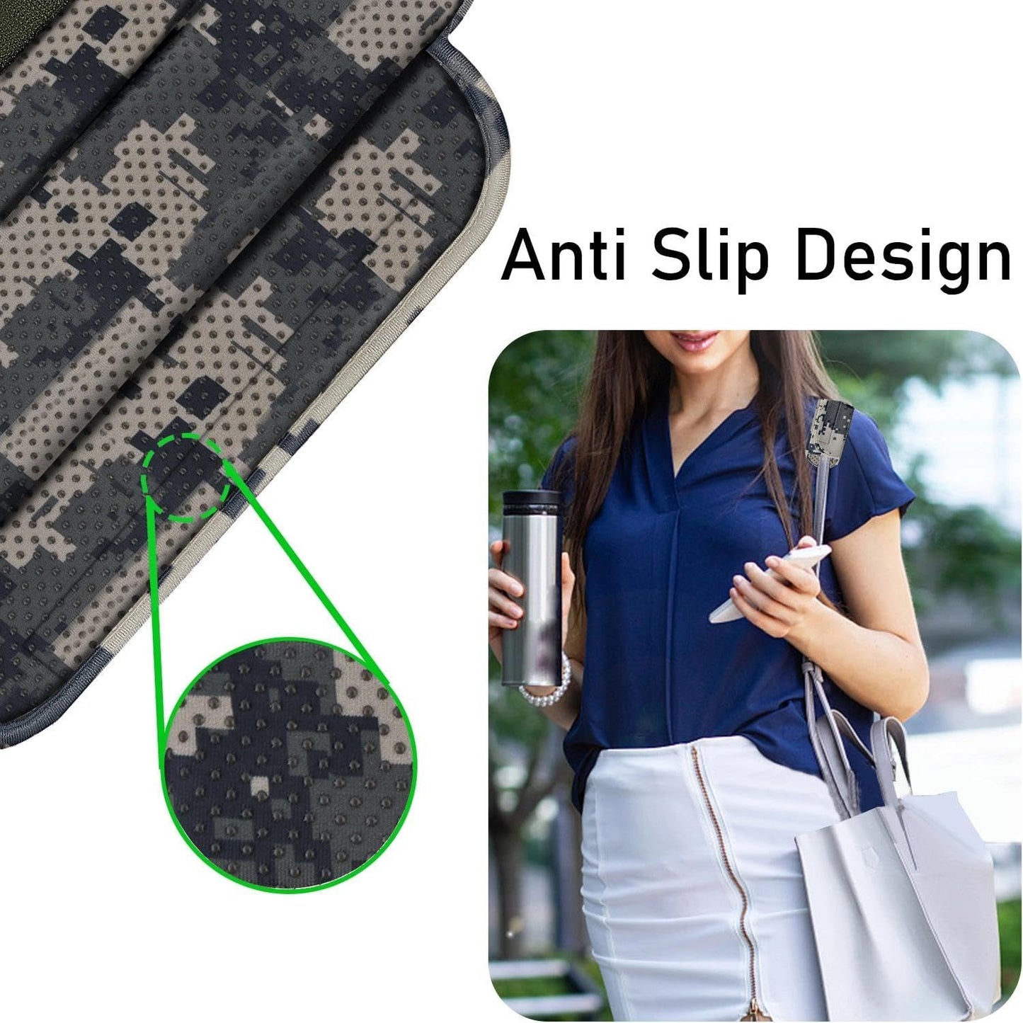 ZINZ Ultra Thick & Breathable Universal Shoulder Pad Cushion for Bag - Long & Comfort