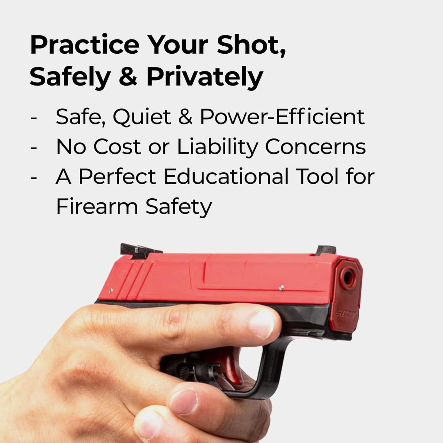 Strikeman X SIRT Dry-Fire Laser Training Pistol – Great for Indoor Target Shooting Practice, Includes Access to Strikeman App (no Subscription Required) – Made in The USA