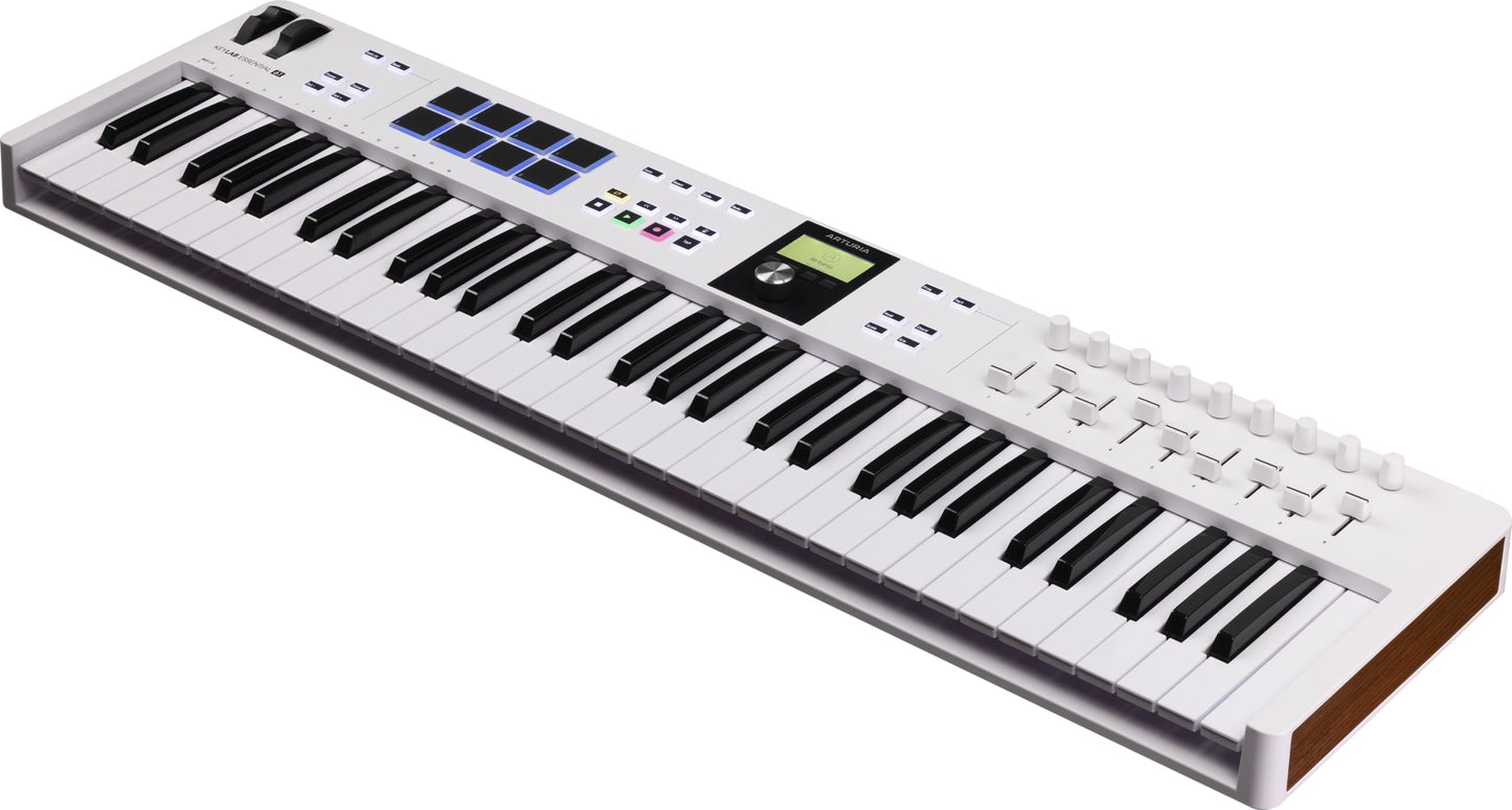 Arturia Keylab Essential Mk3 - 61 Key Usb Midi Keyboard Controller With Analog Lab V Software Included