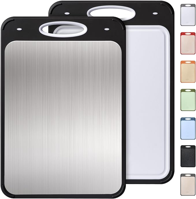 2 in 1 Stainless Steel Cutting Board with Handle Great Grandma Christmas Xmas Birthday Mother Gifts Ideas Grandmother Gigi Granny Nana Glamma Mawmaw Yaya Abuela Abuelita Mamaw Mimi Nonna Oma Meme