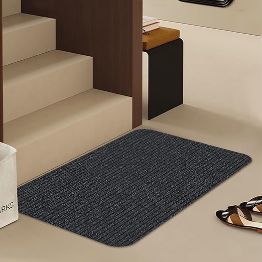 Stair Treads for Wooden Steps Carpet, Non-Slip Stair Runner Indoor Outdoor Stair Tread Mats Covers Pads, 19" x 31"Matching Landing Step Runner for Elders, Kids and Dogs (19" x 31", Grey)