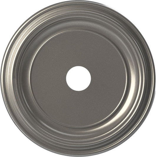 Ekena Millwork 22Od X 3 1/2Id X 1 1/2P Traditional Thermoformed Pvc Ceiling Medallion (Fits Canopies Up To 13 1/2), Aged Dark St
