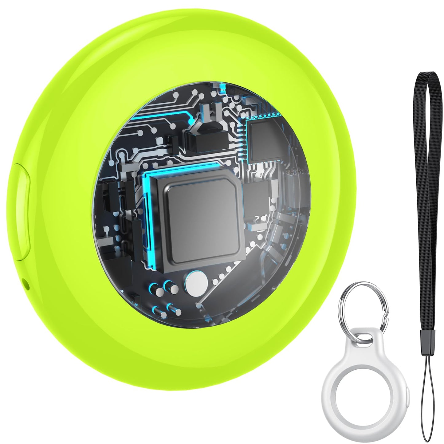 [Apple MFi Certified] (iOS Only) Smart Bluetooth Tracker Tag, Key Finder Light Green (1 Pack)