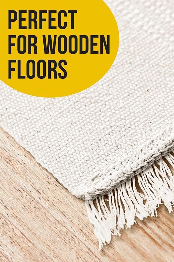 Anti Slip Rug Corner Grips - Four Pack - Quickly and Easily Secure Rugs and Runners to Laminate and Wooden Floors - by The Good Stuff