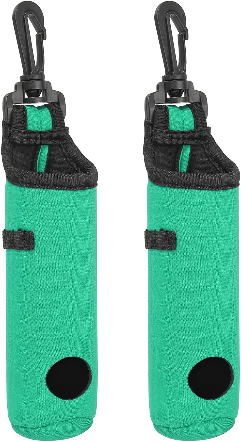 PATIKIL Golf Ball Carry Bag Golf Tee Holder Pouch Portable Neoprene Golf Ball Holder with Clip for Men and Women