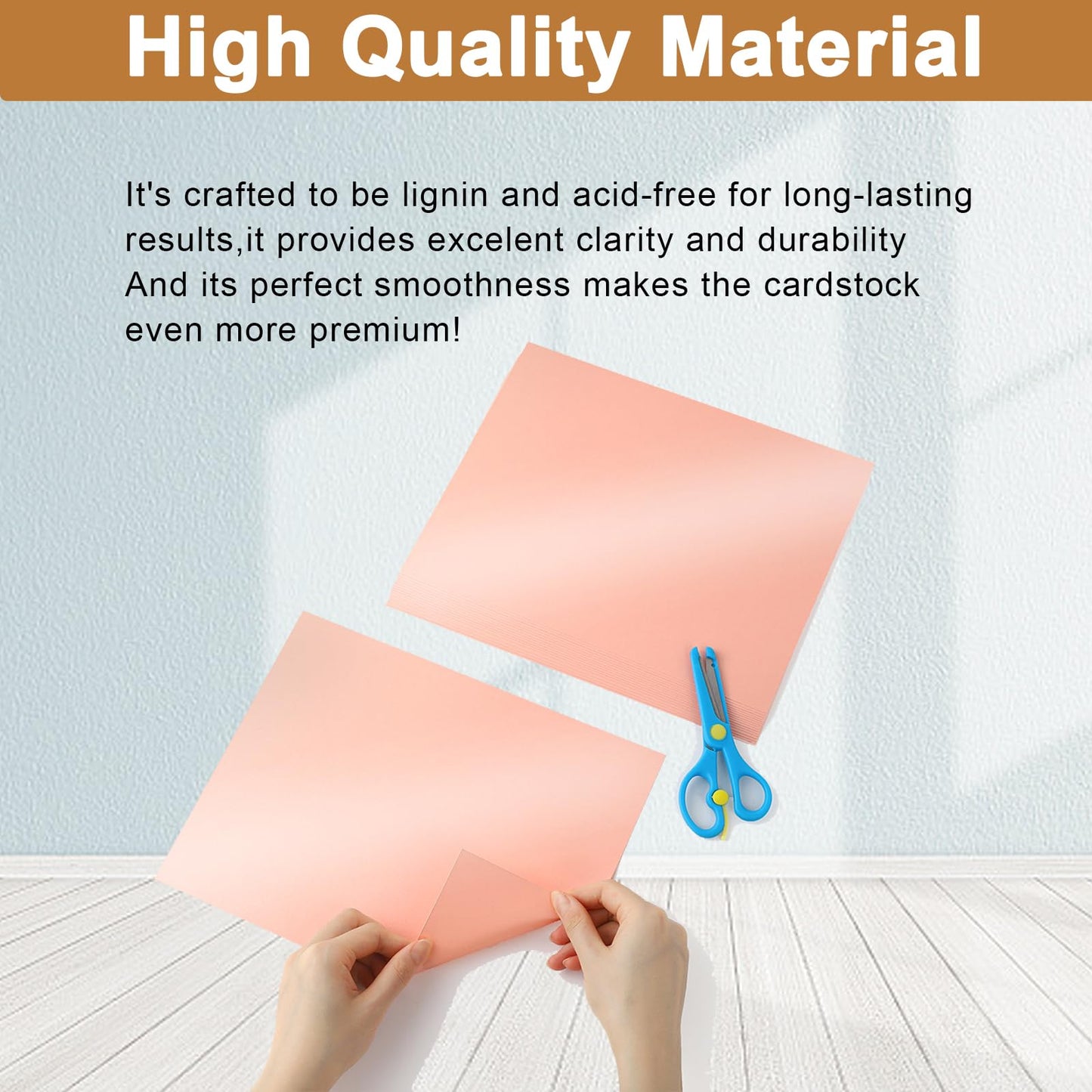 Silunkia 120 Sheets Candy Pink Shimmer Cardstock 8.5 x 11 Craft Paper, 250gsm/92lb Heavyweight Paper Card Stock for DIY Cards Making, Birthday Decorations, Invitations, Thank You Cards