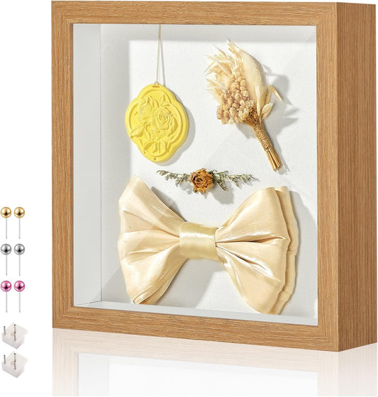 11x11 Shadow Box Display Case Picture Frame with Soft Linen Back, Deep Black Shadow Box 11x11 for Flowers Medal Display Case Jersey pet Graduation Memorabilia Baby Ltems Crafts Photos