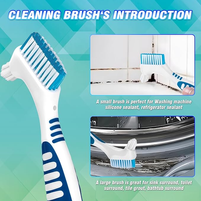 Mold Stain Cleaner Gel, All-Purpose Gel for Home Use on Washing Machine Gasket, Bathroom Grout, Sink, Shower, Caulk, and Front Loader Seal (2, 5.82 Fl oz)