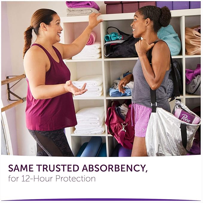 Poise Incontinence Pads, Maximum Absorbency, Regular, 48 Count (Pack of 2)