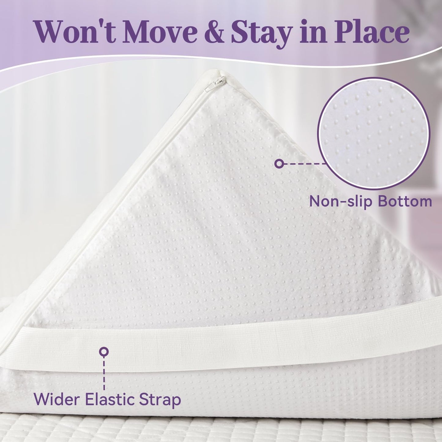 SINWEEK 3 Inch Gel Memory Foam Mattress Topper Twin Size, Ventilated High Density Pad for Back Pain, Bed Topper with Removable Soft Cover, CertiPUR-US Certified