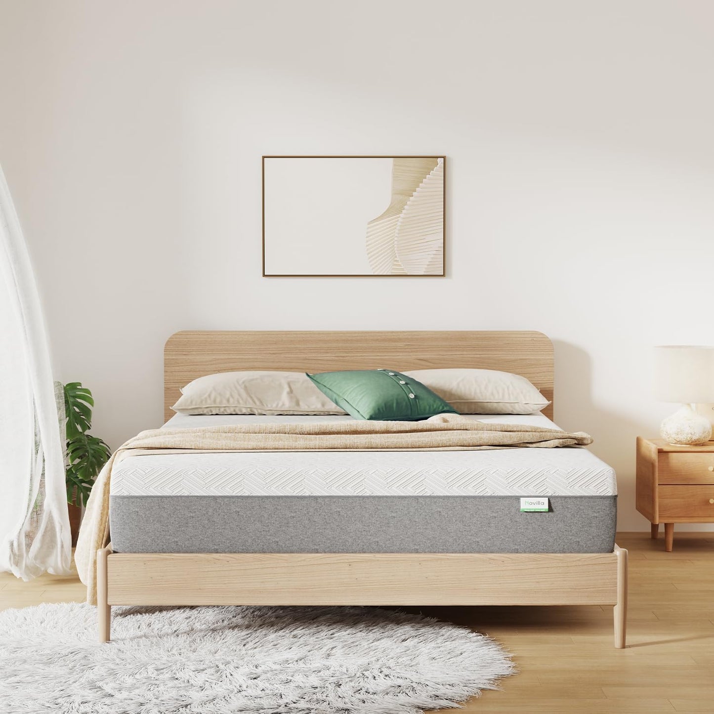 Novilla Mattress King, 14 Inch King Size Memory Foam Mattress in a Box for Suppotive, Pressure Relieving & Plush Comfort, Bliss
