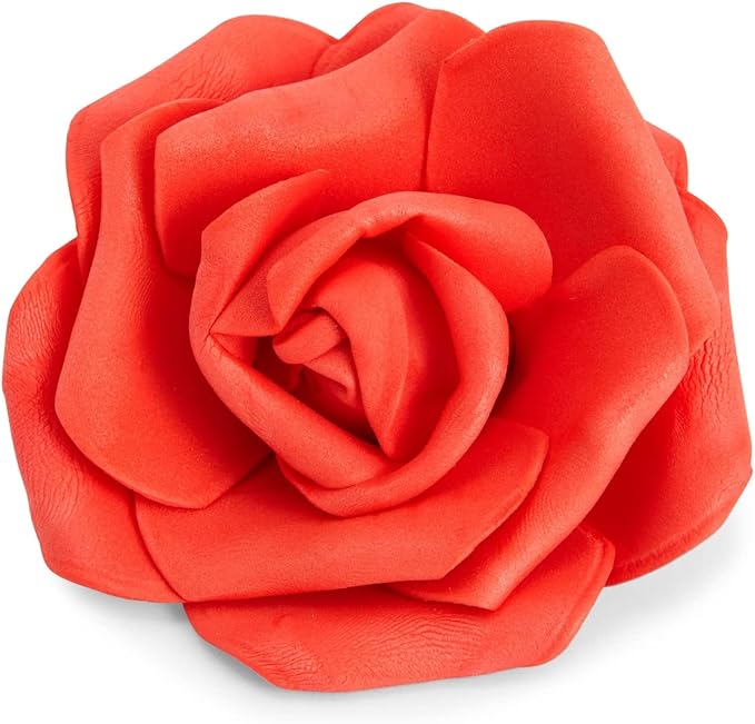Juvale Artificial Carnations - Wedding Decor & Centerpiece Table Decorations - Artificial Flowers Bulk & Bridal Bouquet - Faux Flowers for Vase & Floral Decorations - 100 Pack, 3 in Dia, Red