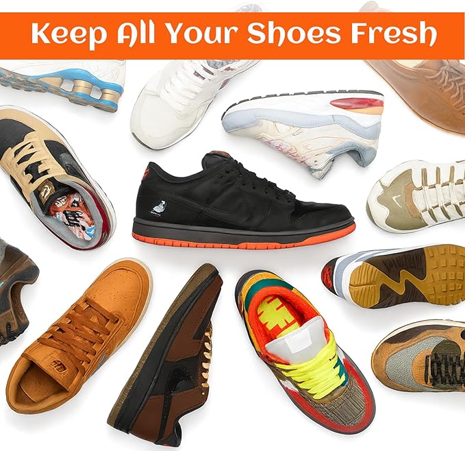 Long-Lasting Shoe Deodorizer Spray : Foot Odor Eliminator for Men’s & Women’s Shoes - Shoe Odor Eliminator for All Footwear Types (3 Pack)