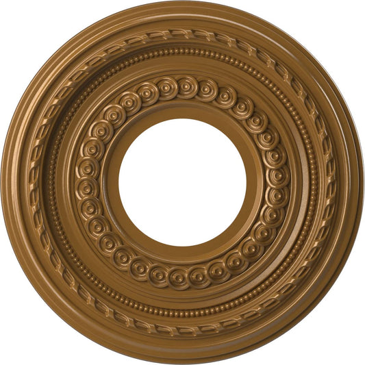 Ekena Millwork Cmp10Codvg Cole Thermoformed Pvc Ceiling Medallion (Fits Canopies Up To 4 1/4), 10Od X 3 1/2Id X 3/4P, Universal