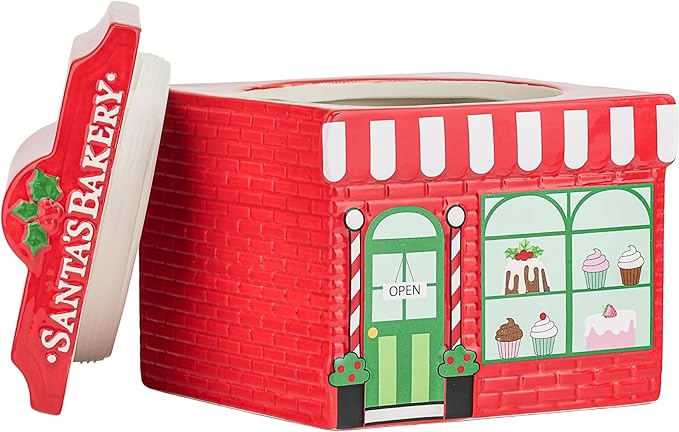 10 Strawberry Street Santa Café Canister