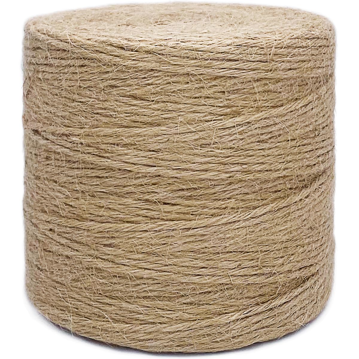 1000FT Jute Twine Rope 3mm Natural Thick Garden Twine String Heavy Duty for Gardening Bundling Crafts Arts Gift Wrapping Packing Material Wedding Christmas Decoration Bulk