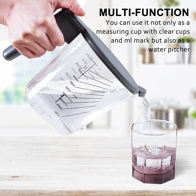 12-Piece Measuring Cups and Spoons Set with Flour Duster and Whisk, BPA-Free, Dishwasher Safe Kitchen Gadgets for Cooking & Baking