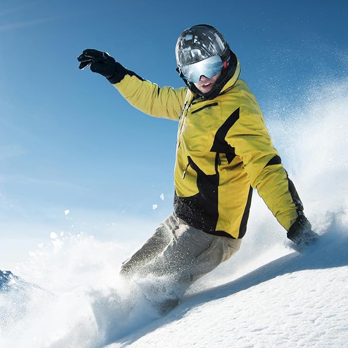 Ski Goggles OTG Snow/Snowboard Goggles Snowboarding Goggles Over Glasses Ski Goggle for Men Women Adult