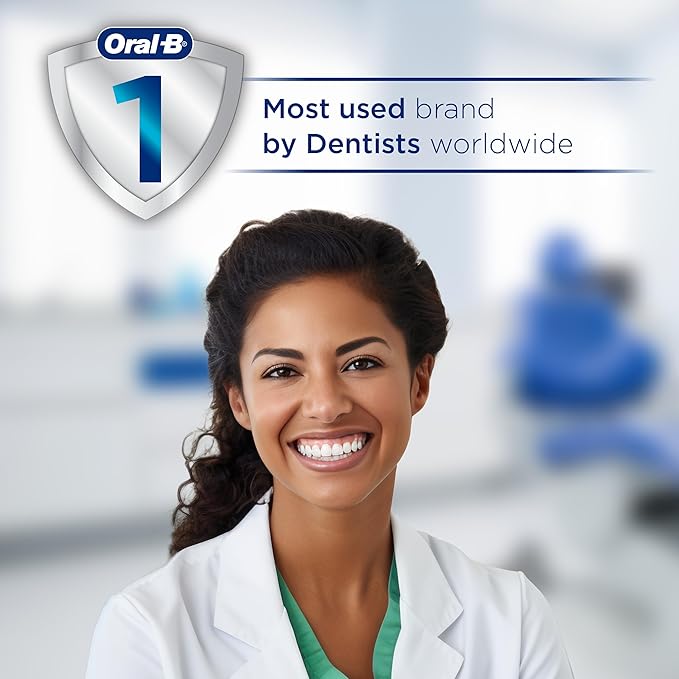 Oral-B iO Deep Clean + Protect Rechargeable Electric Toothbrush, Black with a iO Series 7 Toothbrush, 2 Replacement Brush Heads, and a Charging Travel Case
