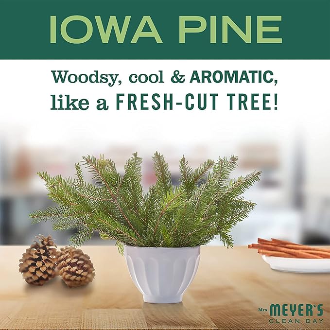 Mrs. Meyer's Clean Day Room Freshener, Iowa Pine 8 Fl Oz (Pack of 1)