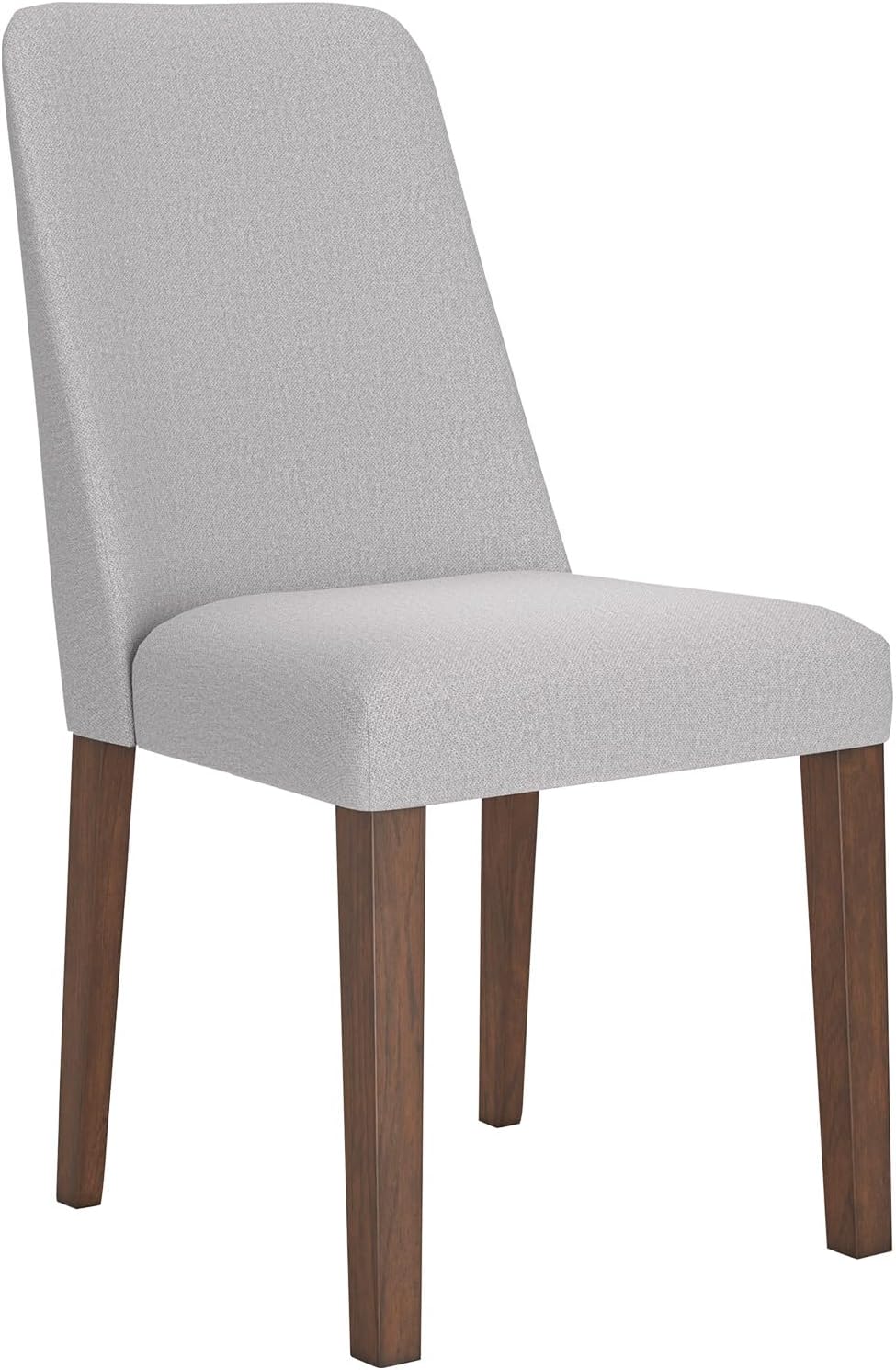Signature Design by Ashley Lyncott Contemporary Dining Room Upholstered Side Chair with Foam Cushion, Set of 2, Cream & Brown
