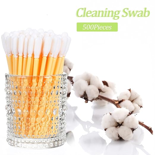 Zhengmy 500 Pieces Foam Cleaning Swabs Sponge Tip Swabs Foam Tip Sticks for Inkjet Printer Print Head, Camera Lens, Optical Equipment 3.66 Inch
