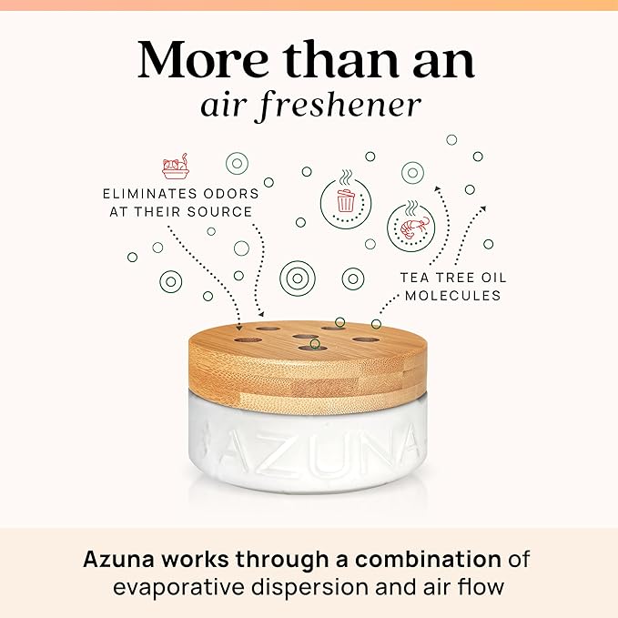Azuna Air Freshener & Odor Eliminator Gel Refill Pouch - Simply Citrus, 12 oz