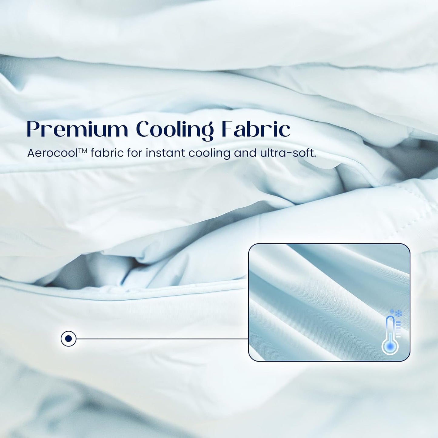 Dream Valley® Outlast® Deepsleep Cooling Comforter, Twin Size, NASA-Grade Space Technology Cooling Blanket for Hot Sleepers Night Sweats, Q-Max > 0.45 Aerocool™ Breathable, Mint Macaron, 68"x90"