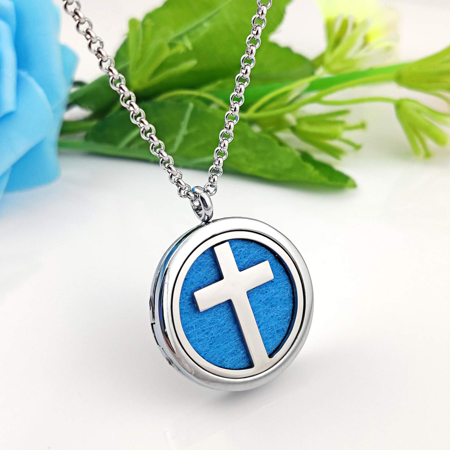 Essential Oil Necklace Diffuser Family Tree of Life Pendant Aromatherapy Locket