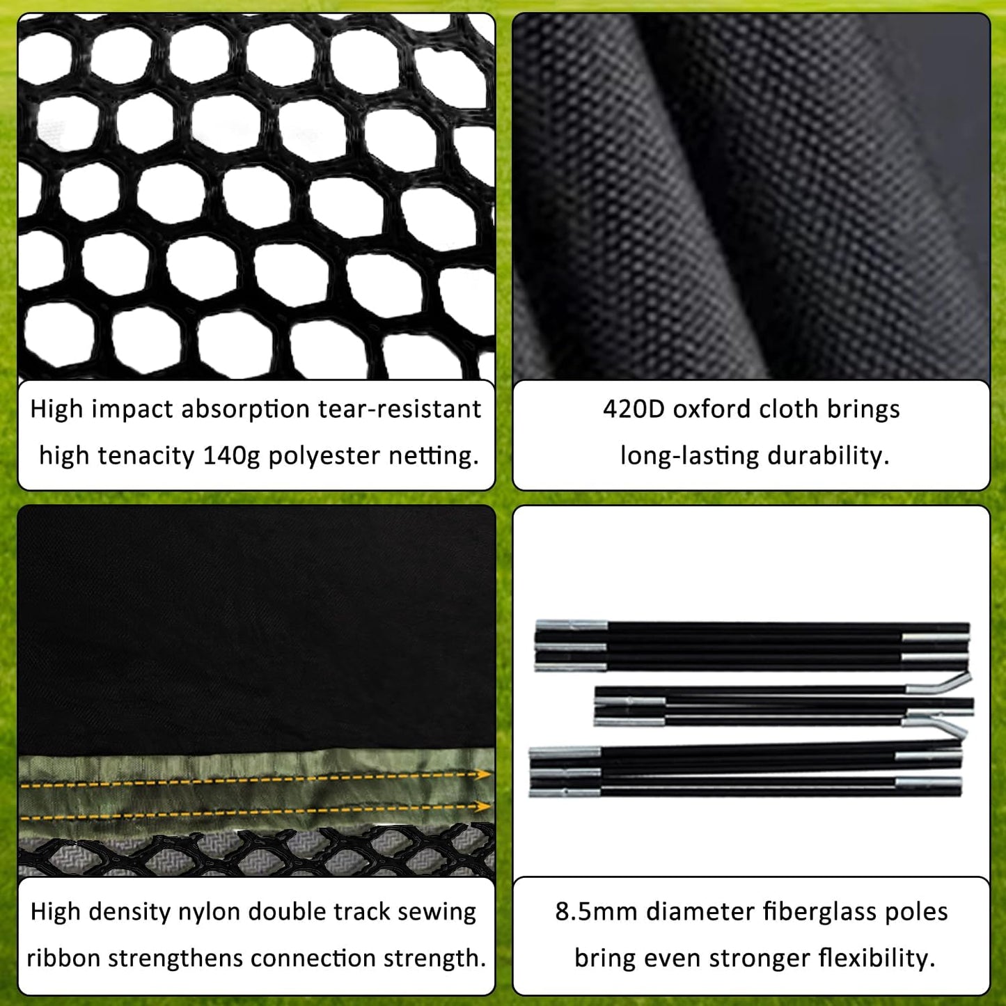 Gagalileo Golf Training Net for Teens & Beginners: with Target Portable for Backyard Indoor Outdoor Hitting Practice