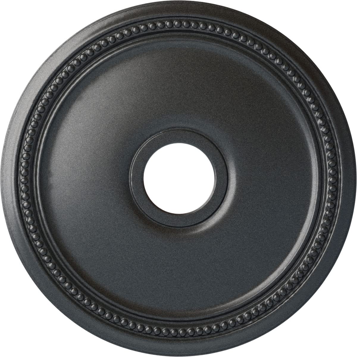 Ekena Millwork Cm18Dipes Diane Ceiling Medallion, 18Od X 3 5/8Id X 1 1/8P (Fits Canopies Up To 5 3/8), Hand-Painted Pewter