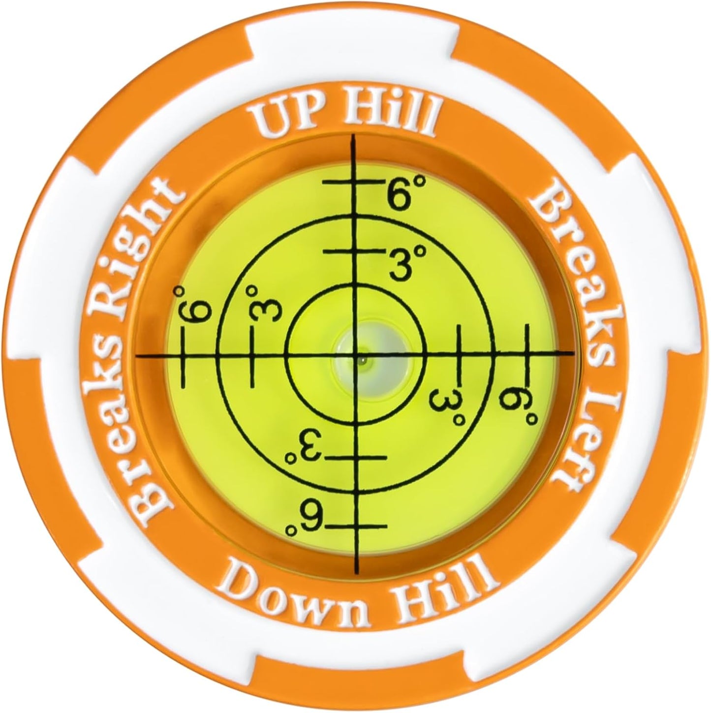 Golf Ball Marker - SmartLevel Ball Marker with High Precision Horizontal Bubble | Golf Putting Training Aid Accessories for Men & Women
