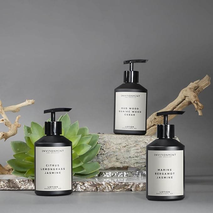 ENVIRONMENT Inspired by Designer Perfume DVDFF CW Lotion, 300ml Luxury Scented Lotion (Sea Water | Ozone | Oakmoss) Bathroom Luxury, Men & Women High-End Body Lotion, Hand Cream, Dry Skin Treatment
