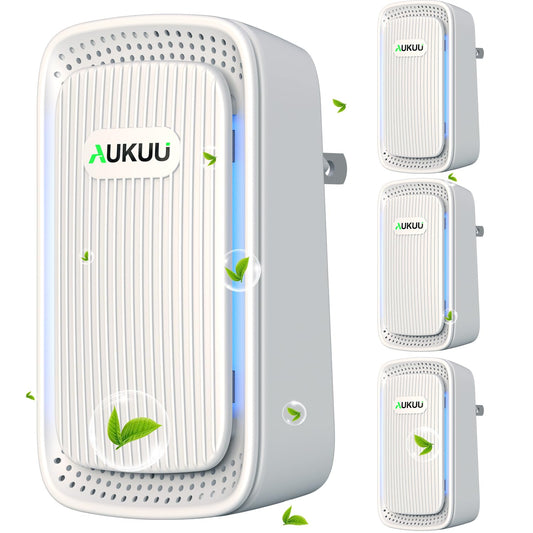 Air Ionizers (4 Pack)- Plug In Negative Ion Air Purifiers - Quiet Air Freshener for Home, Bedroom, Office, Basement - Portable A