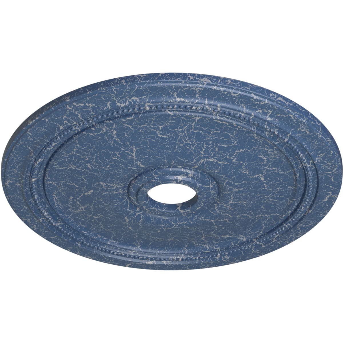 Ekena Millwork Cm24Diamc Diane Ceiling Medallion, 24Od X 3 5/8Id X 1 1/4P (Fits Canopies Up To 6 1/4), Hand-Painted Americana Cr