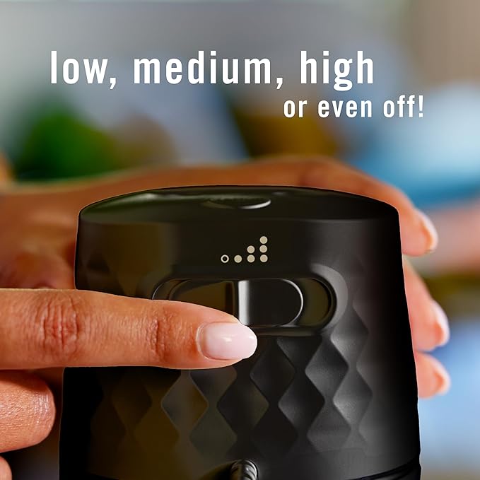 Febreze Plug Scent Booster in Black, Continuous Scent Device Oil Diffuser, Compatible with Febreze Air Freshener Plug in Refills, Giftable for Holidays