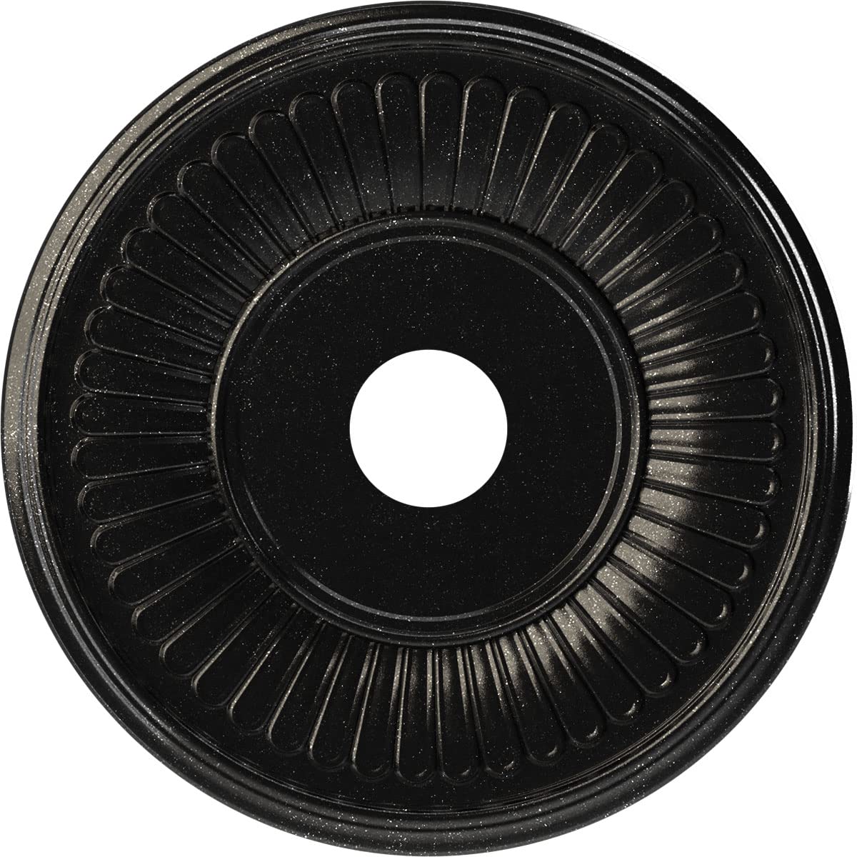 19Od X 3 1/2Id X 1P Berkshire Thermoformed Pvc Ceiling Medallion (Fits Canopies Up To 8 3/8), Textured Metallic Galaxy