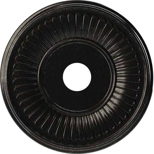 19Od X 3 1/2Id X 1P Berkshire Thermoformed Pvc Ceiling Medallion (Fits Canopies Up To 8 3/8), Textured Metallic Galaxy
