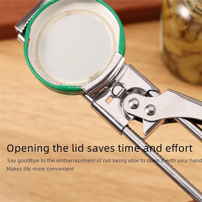 Wavhang Jar Opener, Jar Opener for Weak Hands, Multifunctional Adjustable Can Opener, Adjustable Stainless Steel JarOpener, For Seniors, Kids, Weak Hands (2L)
