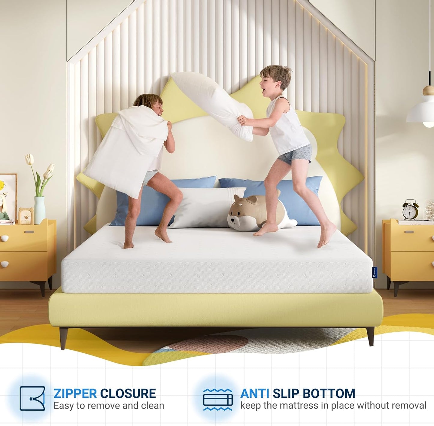 Avenco Queen Size Mattress, 8 Inch Memory Foam Queen Mattress in a Box for Comfort Sleep & Pressure Relief, CertiPUR-US Certified Queen Mattresses Medium Firm