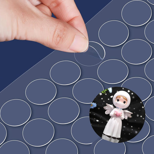 Adhesive Stick dots Two-Sided Sided Mounting Putty Stick Tack for Wall Hanging Crafts Balloons Festival Party Decorations,Clean Removable(0.78"*0.78"-700)