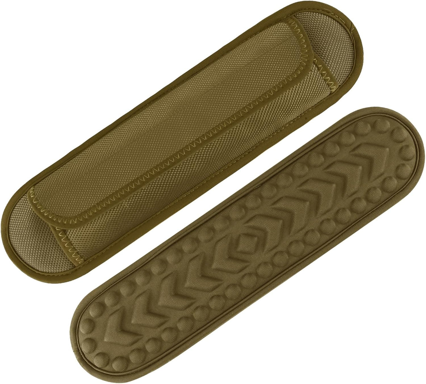 FIEL 2 Pack 3D Cushion Air Breathable Universal Shoulder Strap Pad, for Shoulder Bags (Khaki)