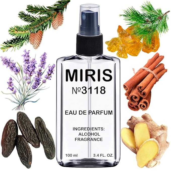 MIRIS No. 3118, Inspired by Run Wild, Long-Lasting Eau de Parfum for Men, Spray 3.4 Fl Oz / 100 ml