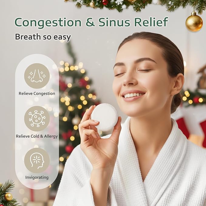 Shower Steamers Aromatherapy - 18 Pack Birthday Gifts for Women, Self Care, Christmas Gifts Stocking Stuffers for Adults, Women, Men, Mom, Teens, White Elephant, Relaxation Home SPA