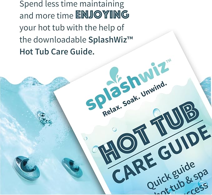 ProTeam Non-Chlorine Spa Shock for Hot Tub – Fast-Acting Oxidizing Shock Treatment, Clears Cloudy Water & Eliminates Odors – Made in USA, 5 lb + SplashWiz Care e-Book
