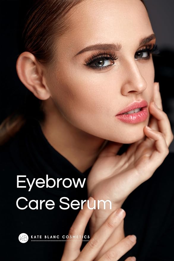 Kate Blanc Cosmetics Castor Oil Organic for Hair, Lashes, Face (2oz), 100% Pure, Cold Pressed, Hexane Free Hair Oil. Eyelash Serum for Thicker-Looking Eyelashes & Eyebrows