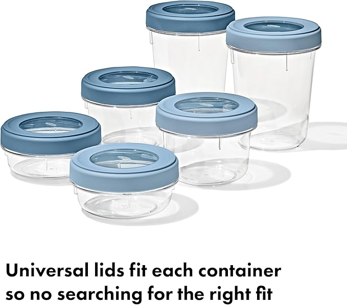 OXO Good Grips Twist & Stack Container – 32 oz – 2 Pack